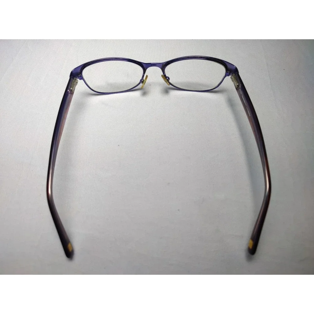 Marchon NYC Uptown Carnegie 210 Eyeglass Frames 51-17-135 Purple Brown